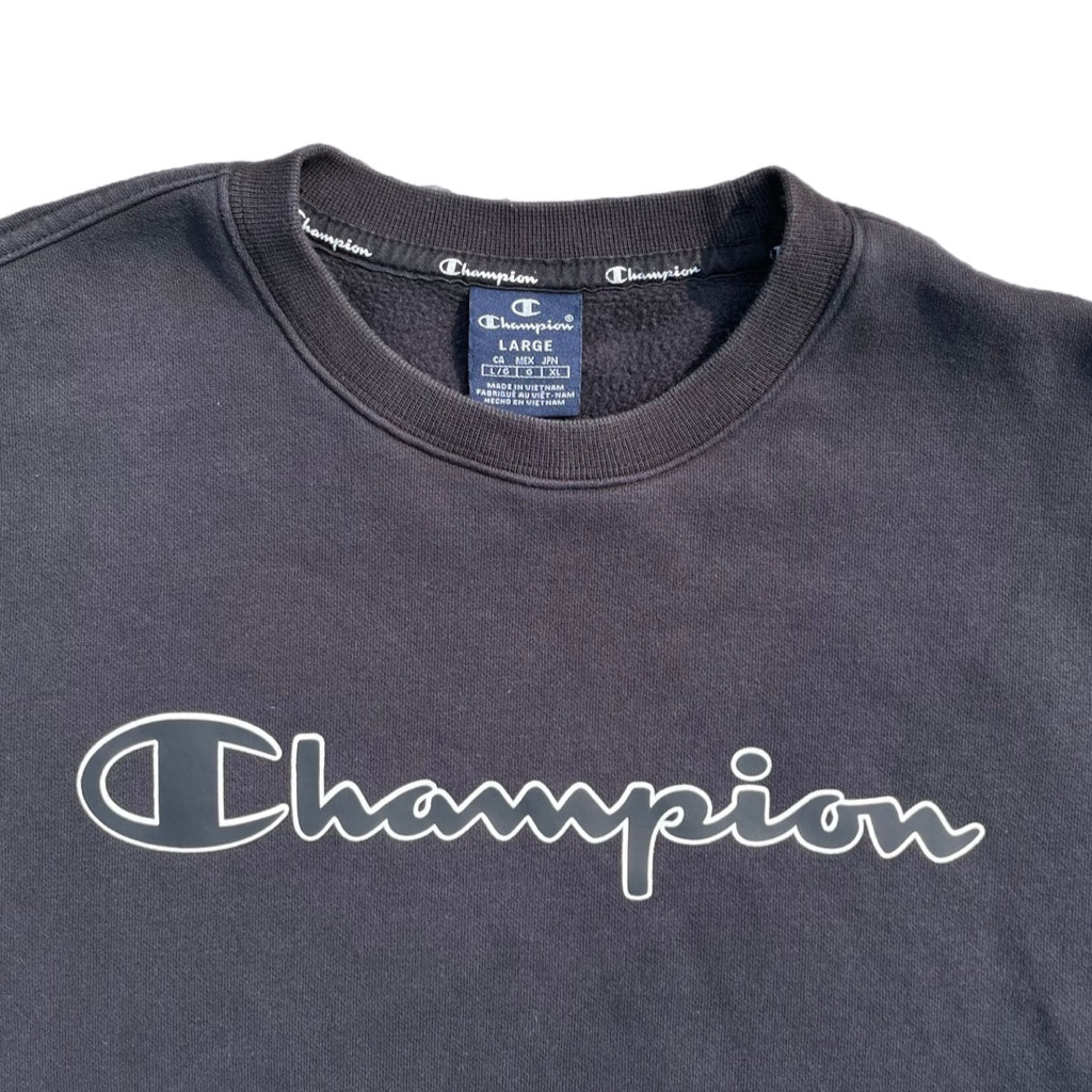 Vintage Champion Black Sweatshirt