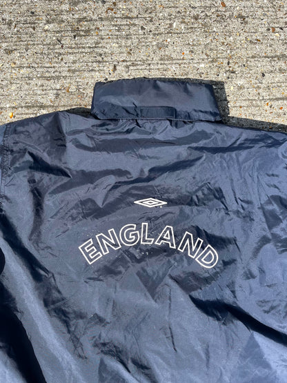 England Football Jacket Umbro Raincoat Vintage Soccer 2000/2002