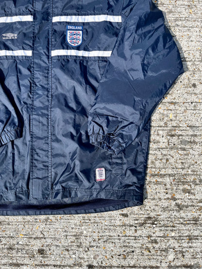 England Football Jacket Umbro Raincoat Vintage Soccer 2000/2002