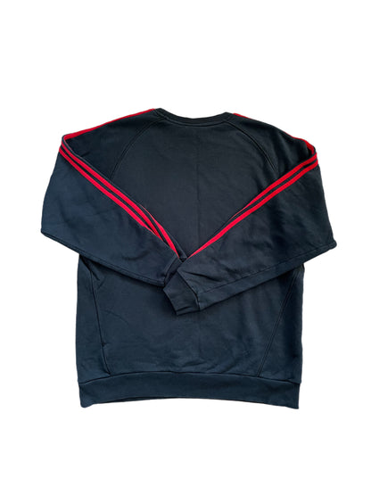 Adidas Red Striped Sweatshirt