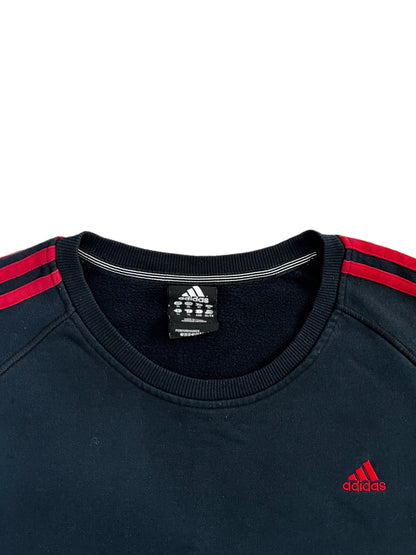 Adidas Red Striped Sweatshirt