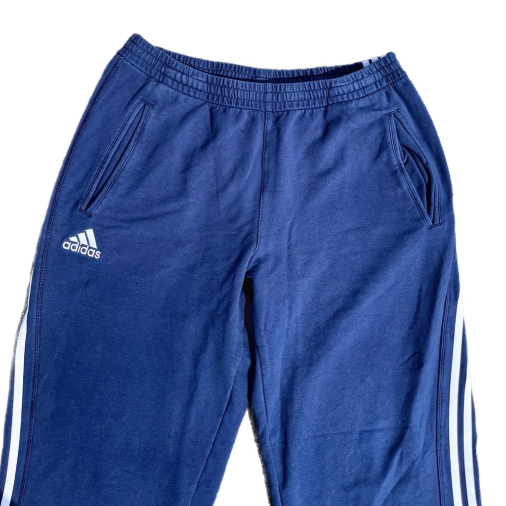 Adidas Originals Blue Cuffed Bottom Joggers