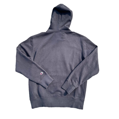 Champion Black Hoodie with Spellout