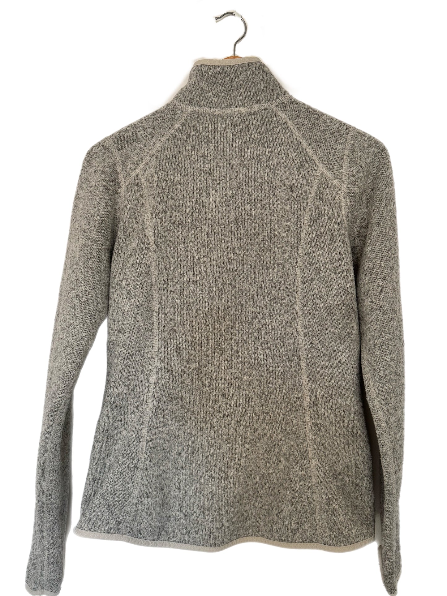 North Face Fleece Jacket White Grey