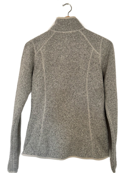 North Face Fleece Jacket White Grey