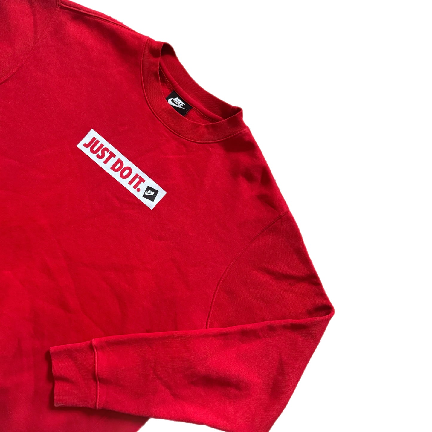 Vintage Nike Just Do It Red Sweatshirt Crewneck