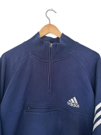 Adidas Vintage Navy Quarter Zip